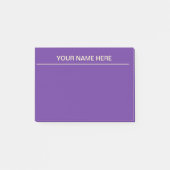 Paarse Post Het merkt op Post-it® Notes (Voorkant)