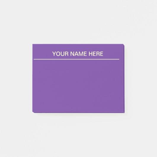Paarse Post Het merkt op Post-it® Notes (Voorkant)