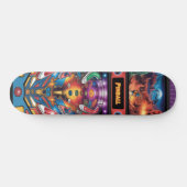 Paarse Power Flipperkast Persoonlijk Skateboard (Horizontaal)