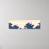 Paarse Prickly Pear Canvas Afdruk (Voorkant)