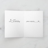 Paarse primrose RSVP (Binnen)