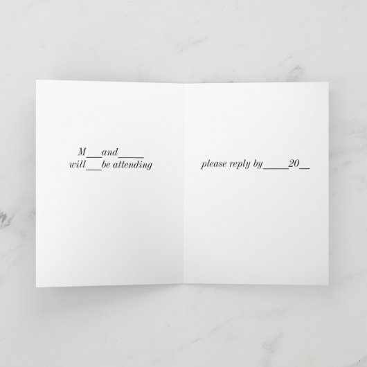 Paarse primrose RSVP (Binnen)