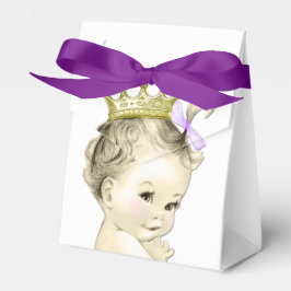 Paarse Princess Favor Box Bedankdoosjes