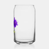 Paarse Princess Flower Bloemen Blikvorm Glas (Links)