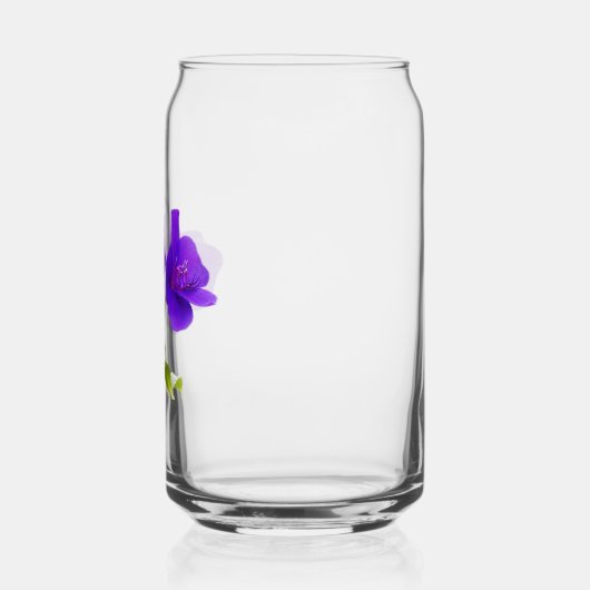 Paarse Princess Flower Bloemen Blikvorm Glas (Links)
