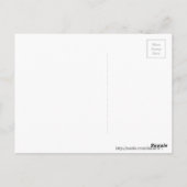 Paarse Princess Flower - slak mail briefkaart (Achterkant)