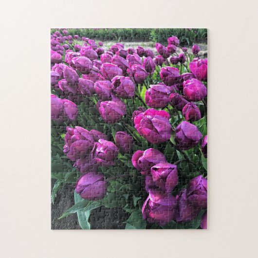 Paarse Prins Tulips Legpuzzel (Verticaal)