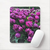 Paarse Prins Tulips Muismat (Met muis)