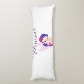 Paarse prinses Fairy Body Pillow Lichaamskussen (Achterkant (Verticaal))