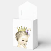 Paarse Prinses Favor Doos Bedankdoosjes (Geopend)