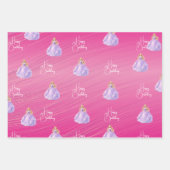 Paarse Prinses Inpakpapier Vel (Voorkant)