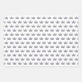 Paarse prinses Name & Princess Crowns Inpakpapier Vel (Voorkant 2)