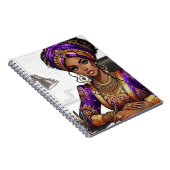 Paarse prinses Notitieboek (Rechterzijde)