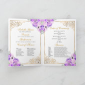 Paarse prinses Tiara Quinceanera (Binnen)