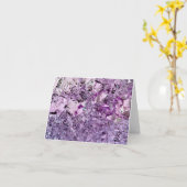 Paarse prismatische briefkaart (Gele Bloem)