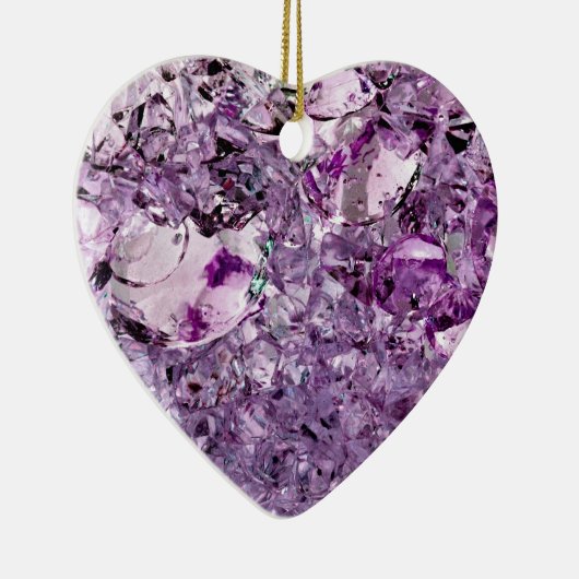 Paarse prismatische keramisch ornament (Rechts)