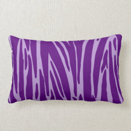 Paarse proefdierprintpatroon Amerikaanse MoJo-Kuss Kussen