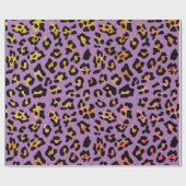 Paarse proefkonijn cadeaupapier (Vlak)