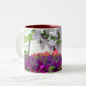 Paarse Profusie Mok (Voorkant links)