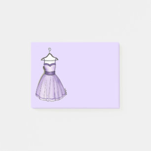 Paarse Prom-uitgang Fashionista post Post-it® Notes