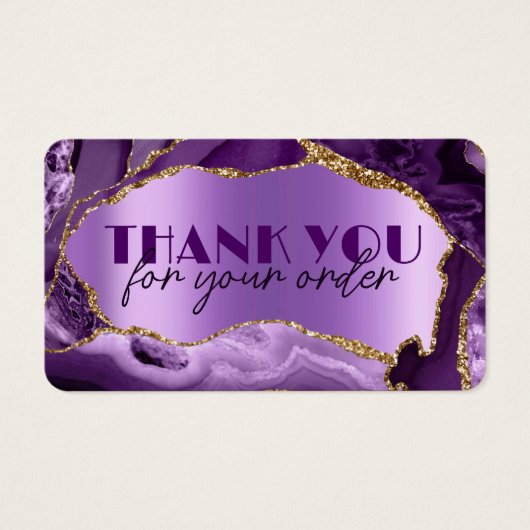 Paarse prop voor folie visitekaartje (Voorkant)