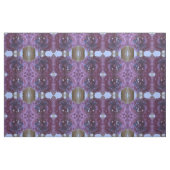 Paarse pruim en olijfgroen stof (Fat Quarter)