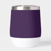 Paarse Pruim Naam Modern Elegante Monogram Boho (Achterkant)