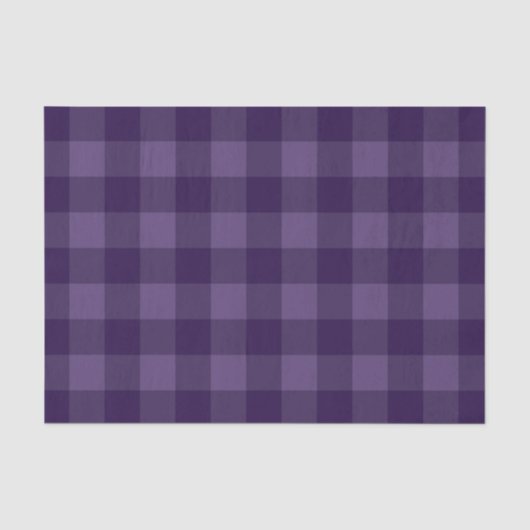 Paarse Pruim Tartan Schotland Geruit Patroon Print Tissuepapier (Voorkant)