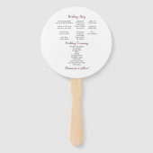 Paarse pruimenlavendel pioenen groen RONDE fans Handwaaier (Achterkant)