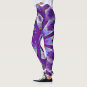 Paarse Psychedelic Star... Leggings (Links)