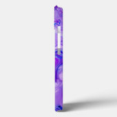 paarse psychedelische vloeistof Case-Mate iPhone case (Achterkant / Links)