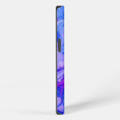 paarse psychedelische vloeistof iPhone hoesje (Rechterkant)
