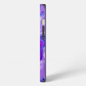 paarse psychedelische vloeistof iPhone hoesje (Linkerkant)