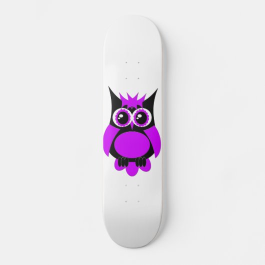 Paarse Punk boomhuiden Skateboard (Voorkant)
