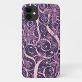 Paarse-puntventilator Case-Mate iPhone Case (Achterkant)