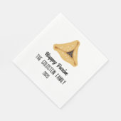 Paarse Purim Hamentashen familienaam Servet (Hoek)
