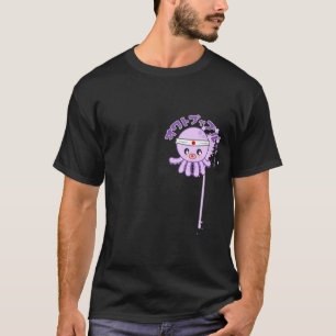 Paarse pus t-shirt