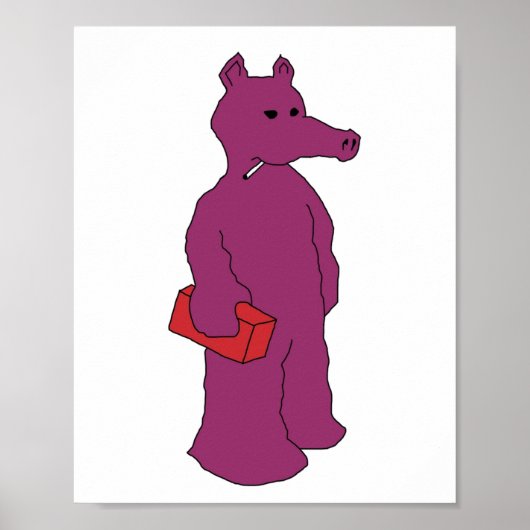 paarse quasimoto poster (Voorkant)