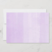 Paarse Quinceanera bloemenlavendel lila foto Kaart (Achterkant)