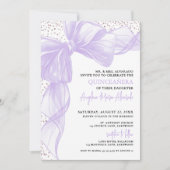 Paarse Quinceanera Kaart (Voorkant)