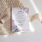 Paarse Quinceanera Uitnodiging Quinceanera Verjaar