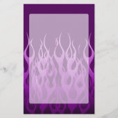 Paarse raceflames briefpapier (Voorkant)