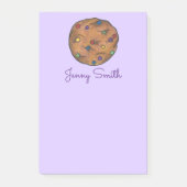 Paarse Rainbow Chip Cookie persoonlijke post Post-it® Notes (Voorkant)