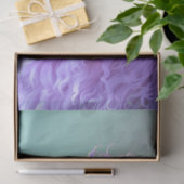 Paarse Ram Blowing Bubble Gum Decouapge Tissuepapier (Geschenk)