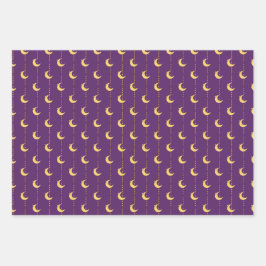 Paarse ramadan Eid Happy Eid Islamitisch Inpakpapier Vel