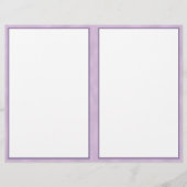 Paarse rand Papier 8.5 x 11 (Voorkant)