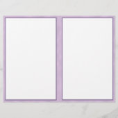 Paarse rand Papier 8.5 x 11 (Achterkant)