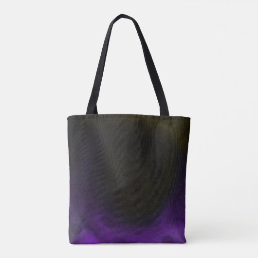 Paarse rand tote bag (Achterkant)
