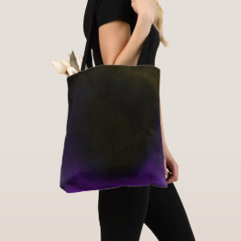 Paarse rand tote bag