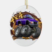 Paarse Ranger Keramisch Ornament (Rechts)